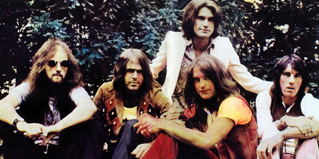 The Kinks rock band poses for portrait